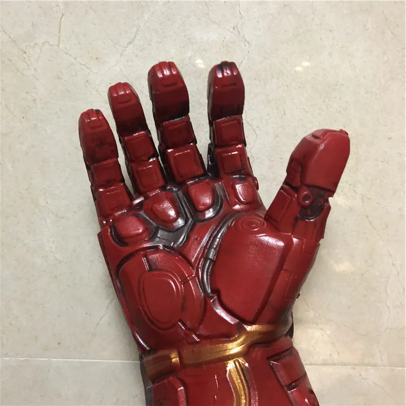 1:1 светодиодный свет танос Бесконечность Gauntlet Мстители Бесконечная война Косплэй перчатки со светодиодами Подарочный костюм Хэллоуин реквизит