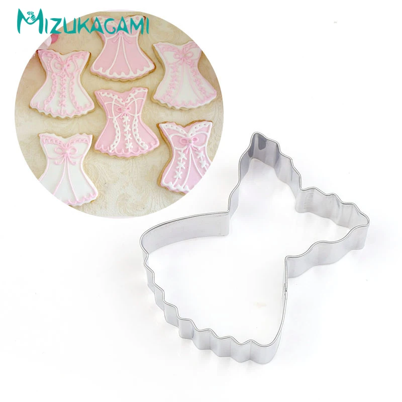 Новый резак для печенья нержавеющая сталь Форма юбки помадка торт инструмент