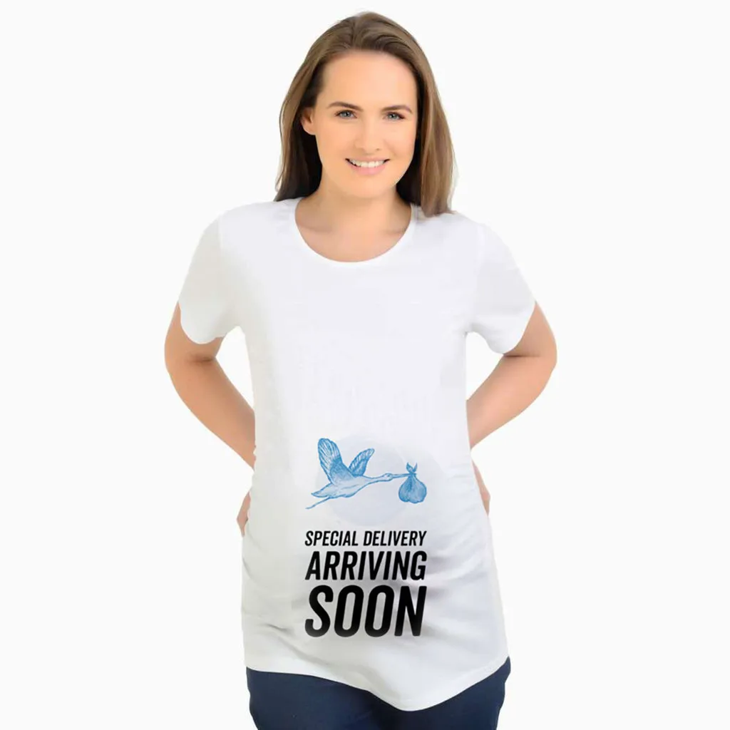 Топ для кормящих женщин Летняя Повседневная белая футболка с коротким рукавом и