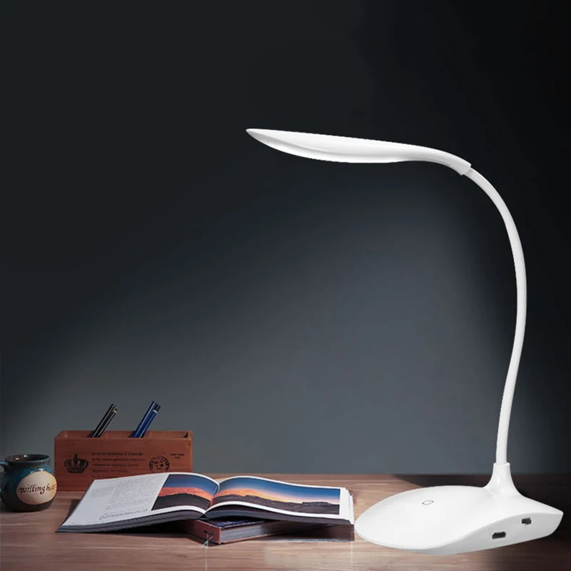 1 шт. дешевые настольные лампы USB Перезаряжаемый светодиодный светильник для