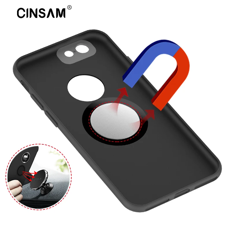 Cinsam автомобиля Магнитная тонкий противоскольжения автомобильный держатель