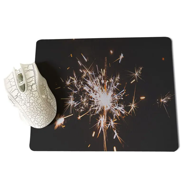 MaiYaCa праздничный Sparks силиконовый коврик для мышки размер игры для 180x220x2 мм и 250x290x2 мм маленький коврик для мыши - Цвет: 25X29cm