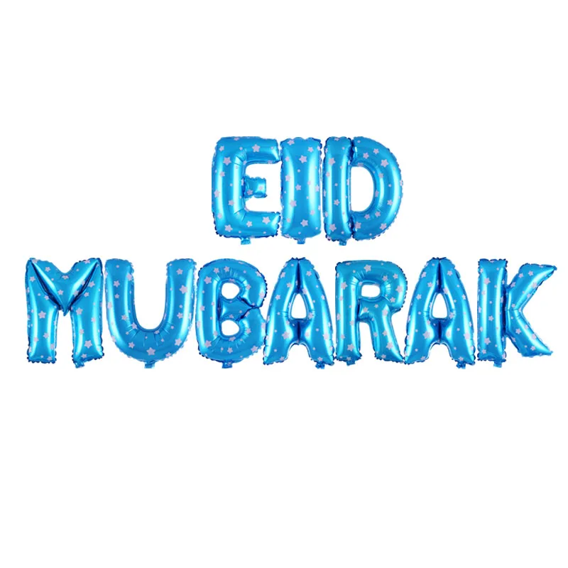 Eid al Fitr воздушные шары EID MUBARAK Стандартный Алфавит Mubarak баннеры Малый Bairam шарик в