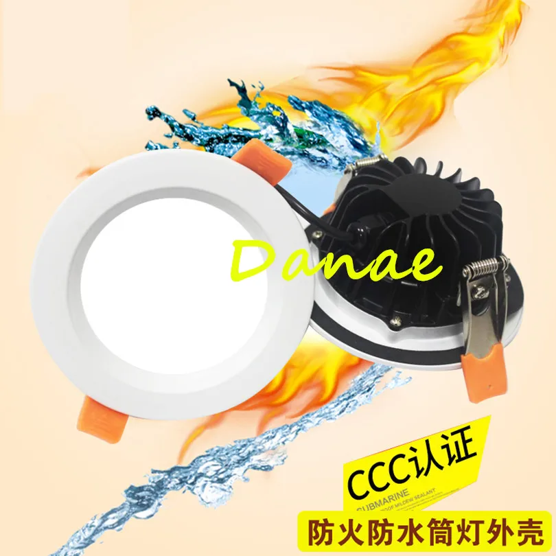 

YRANK Dimmable водонепроницаемый огнестойкий 7W 12W 15W 25W Светодиодный светильник AC100-240V LED Наружное освещение для помещений