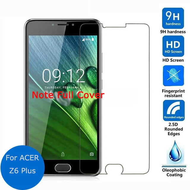 Закаленное стекло 9H для Acer Liquid Z6 Plus оригинальная Взрывозащищенная защитная