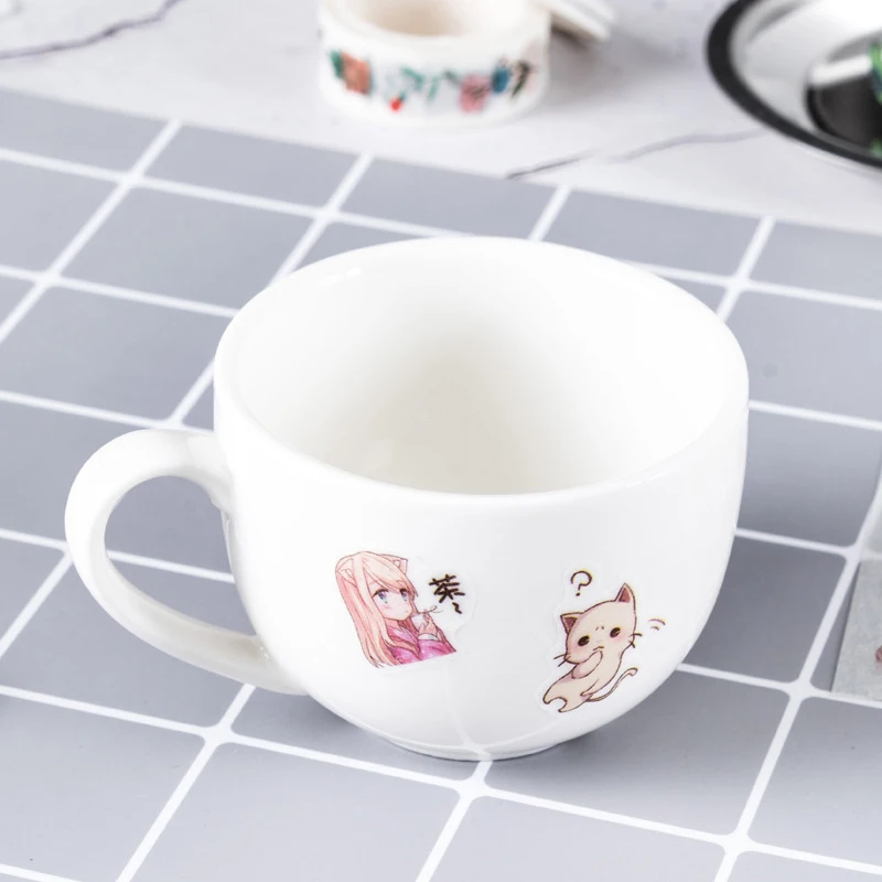 

6 pcs/lot cat sticker DIY decoration diary album stickers scrapbooking planner label stickers stationery