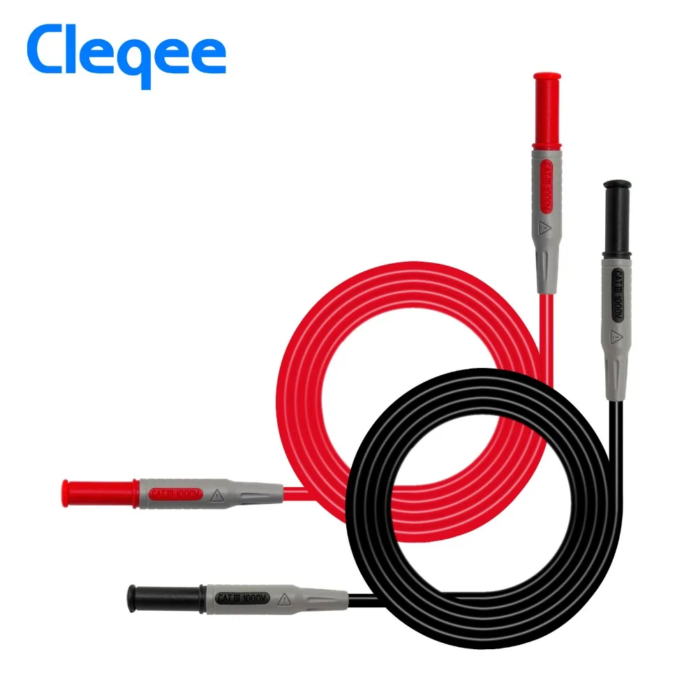 Тестовый Кабель для мультиметра Cleqee P1032 p1033 4 мм испытательная линия вилки типа