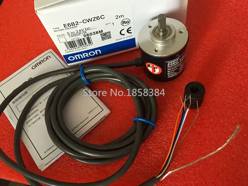 NEW E6B2CWZ5B OMRON Rotary Encoder E6B2-CWZ5B 2500 2000 1800 1024 1000 600 500 400 360 200 100 60 40 30 20P/R 5-24v | Обустройство