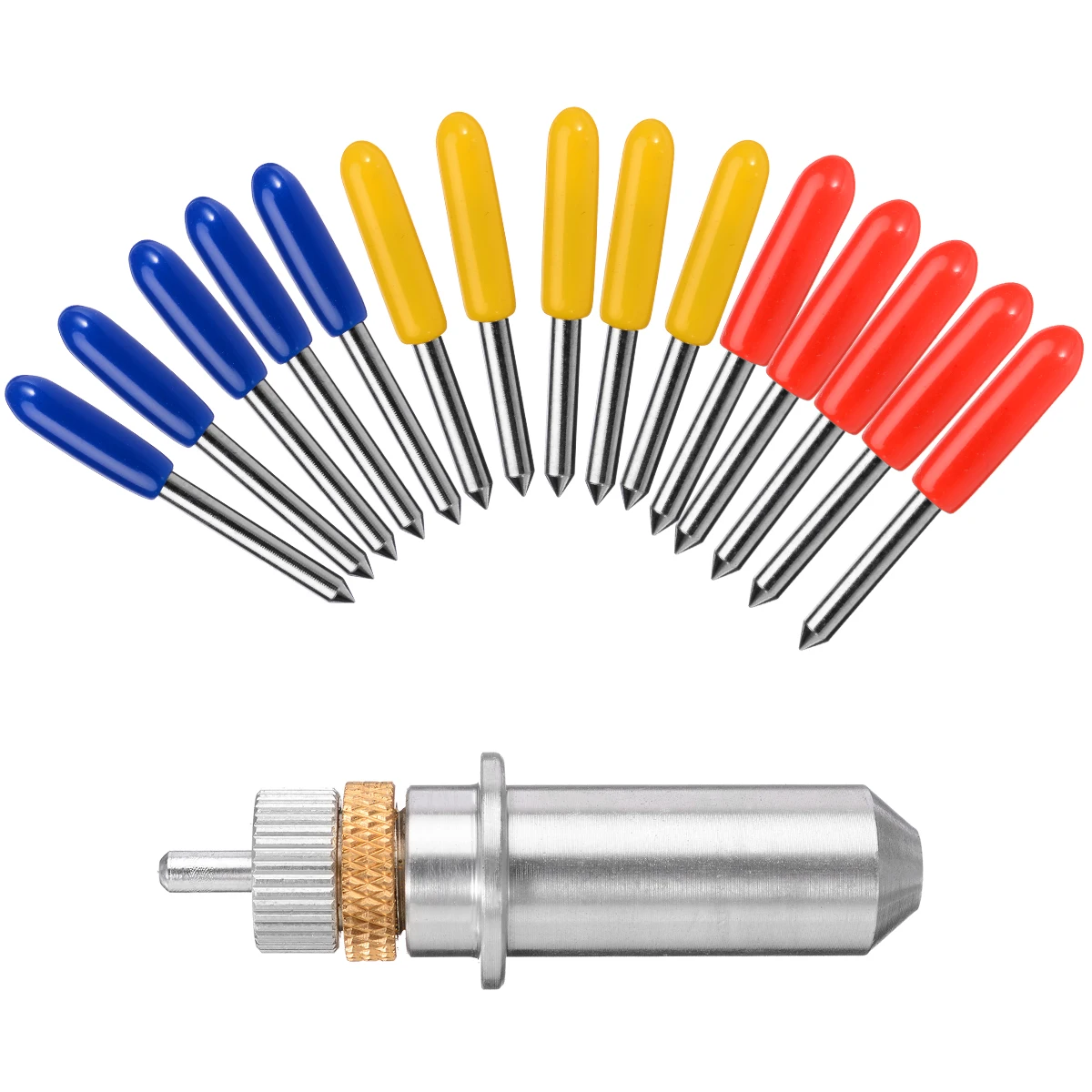15Pcs Set 30/45/60 Degree Blades +1Pcs Cutting Plotter Holder 45x29x11mm For Roland Vinyl Cutter Practical Machine Tools | Инструменты