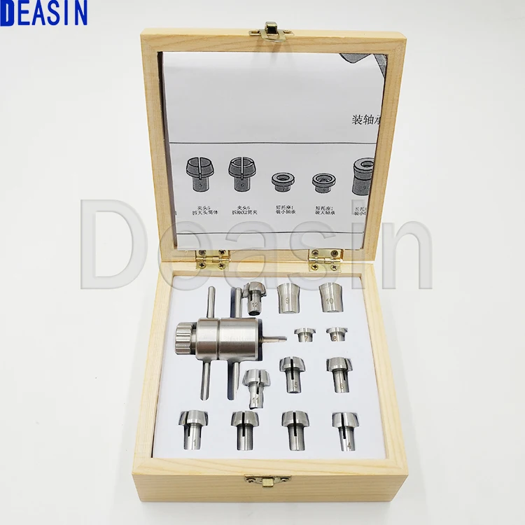 

1 set Dental Handpiece Repair Tool Bearing Disassemble & Install Cartridge Maintenance Chucks Standard\Torque\Mini