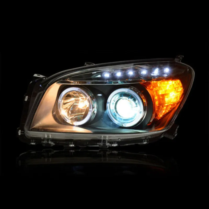 Автомобильная передняя фара в сборе для Toyota RAV4 2009-2012 светодиодный головной