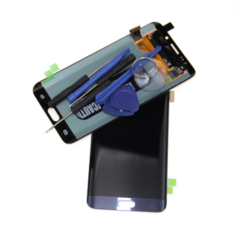 AMOLED LCD для Samsung Galaxy S6 edge Plus G928 G928F Edge G925 G925I G925F сенсорный экран дигитайзер 100% Teseted |
