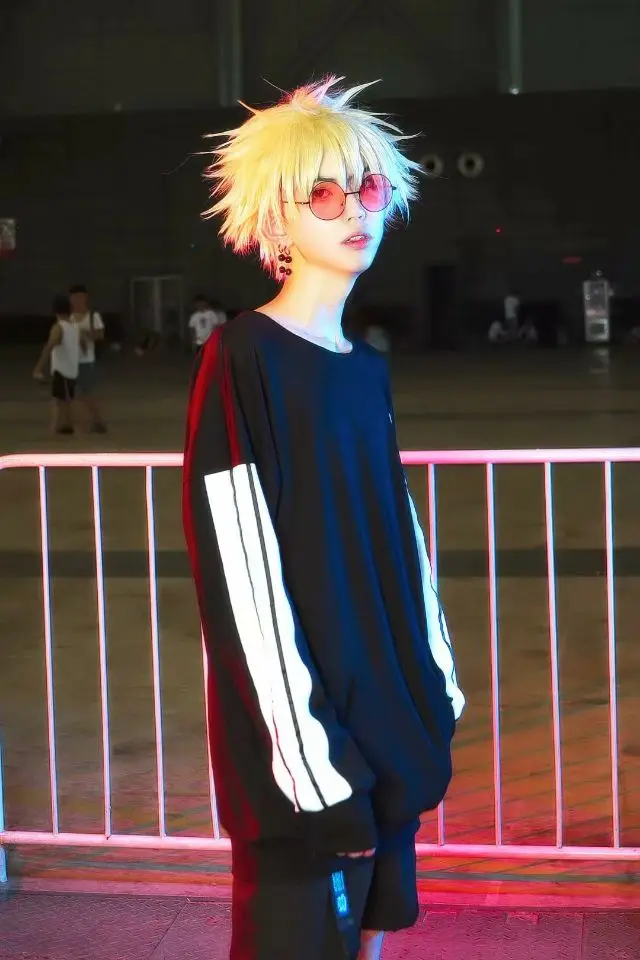[Сток] Аниме Boku no Hero Academy Bakugou Katsuki, повседневная одежда, уличный тканевый костюм для косплея на Хэллоуин