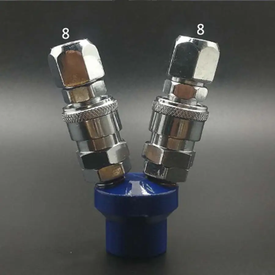 

Быстроразъемный соединитель для воздушного шланга, 2 способа 1/4 дюйма, стандарт BSP, C, 8 мм