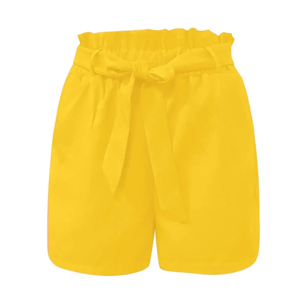 YELLOW Женские шорты, женские новые модные шорты, сексуальные летние женские короткие штаны с дырочками, Pantalones Cortos Mujer Spodenki Damskie - Цвет: YELLOW