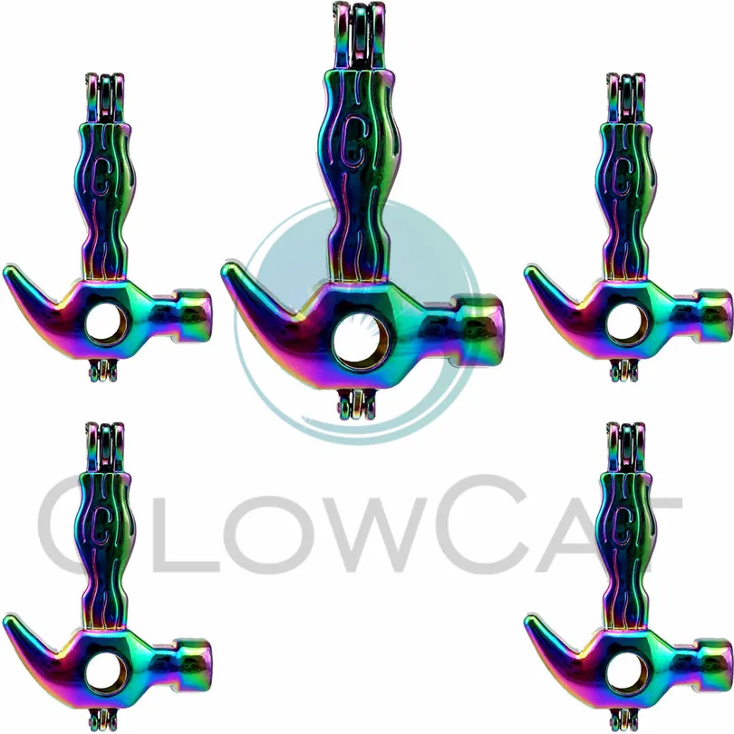 5X инструменты радужного цвета молоток жемчужная клетка Ювелирная фурнитура