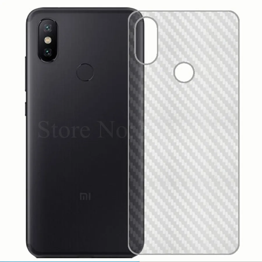 ALICO 5 шт./лот 3D углеродное волокно защита заднего экрана для Xiaomi Mi8 SE задняя крышка