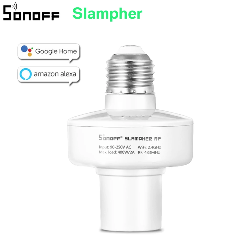 10 шт. беспроводной Радиочастотный держатель света Sonoff Slampher 433 МГц|Модули для