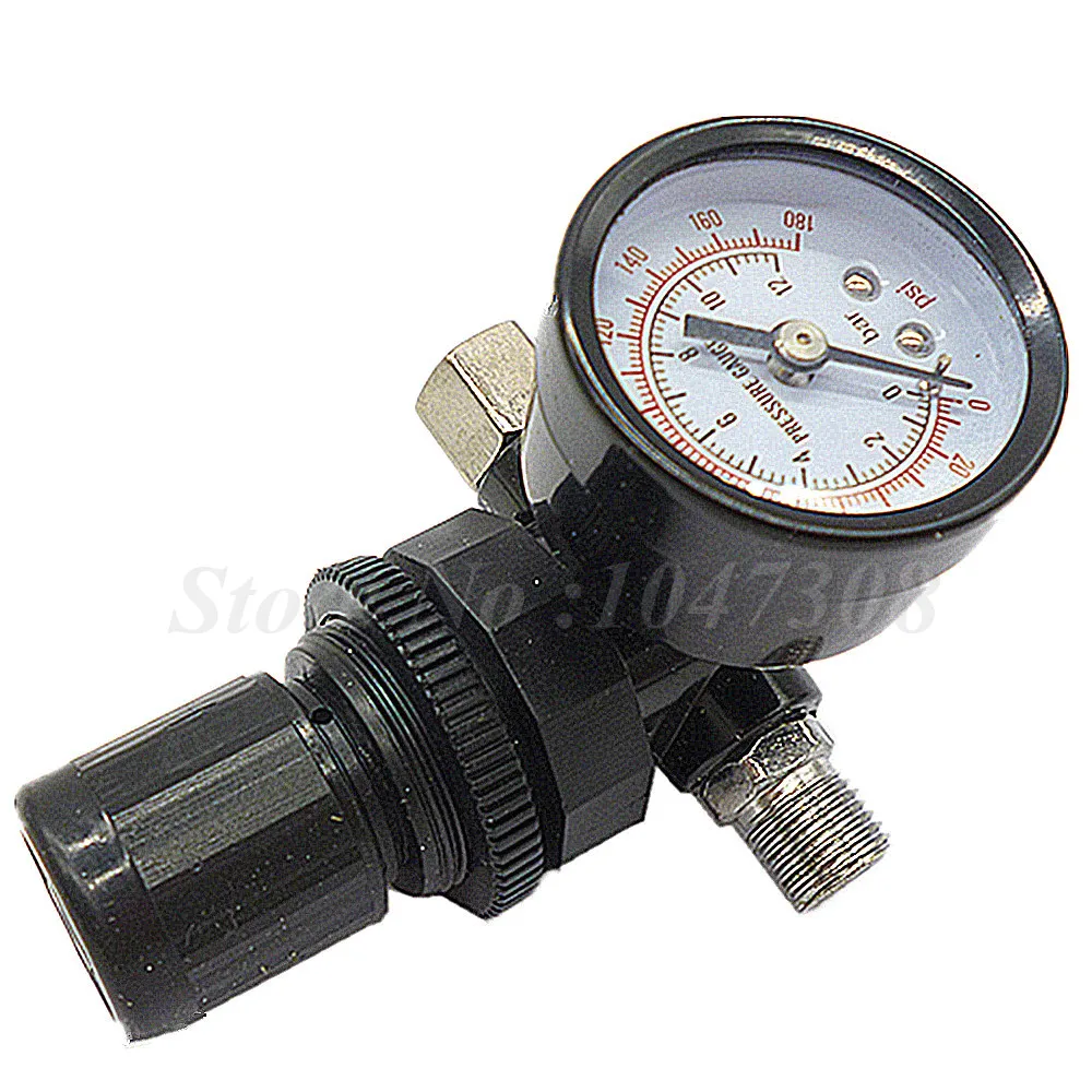 0-12bar 0-180psi Air Давление регулятор Управление Клапан Пистолеты-распылители