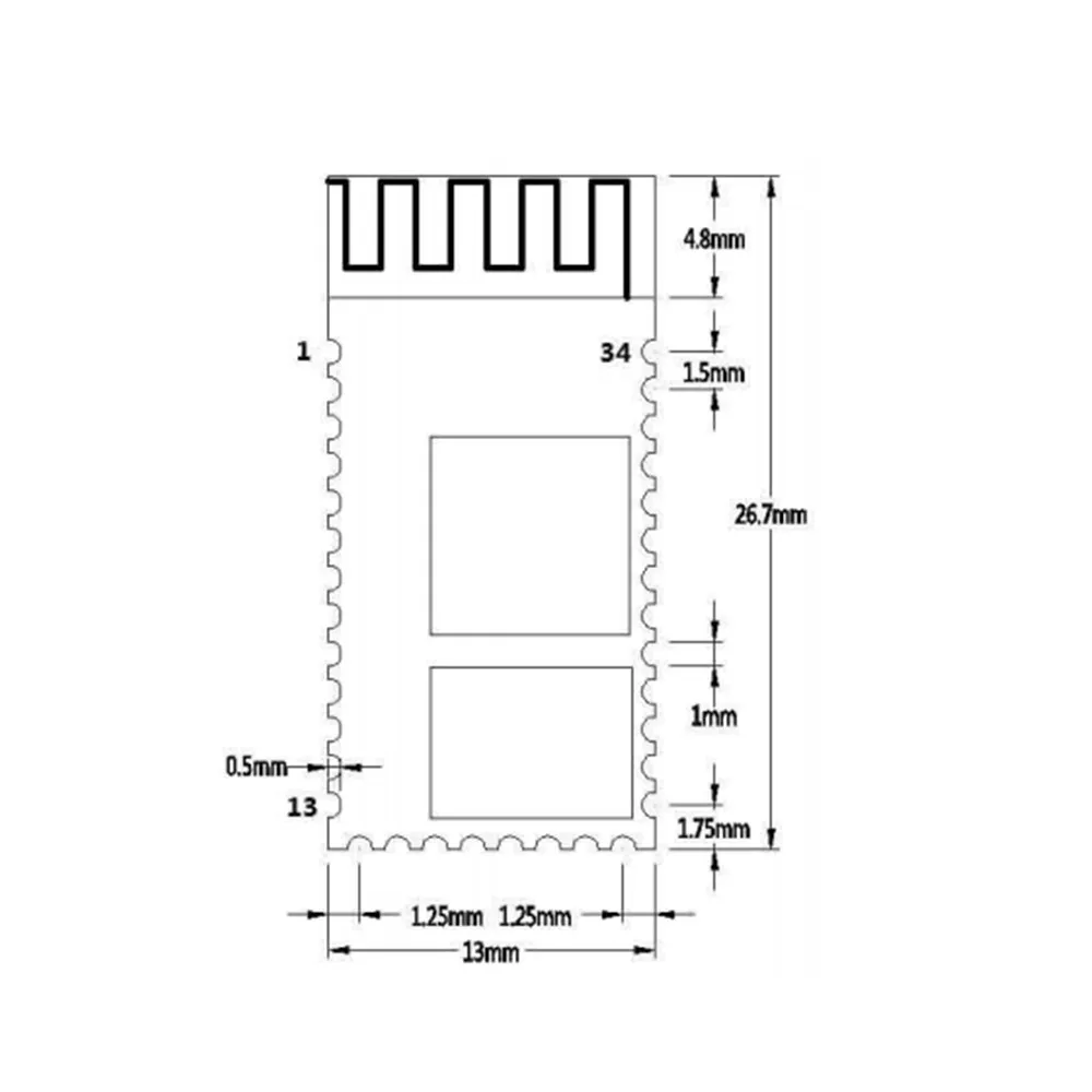 HC05 HC 05 Master slave 6pin JY MCU Anti reverse Встроенный последовательный модуль Bluetooth