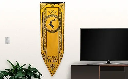 Игра престолов дом Баратеонов турнир баннер флаг | Дом и сад