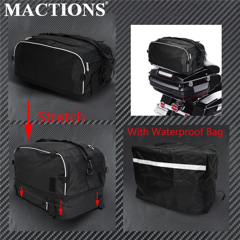 MACTIONS Мотоциклетный складной шлем багажная Стойка Сумка ж/водонепроницаемая