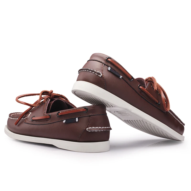 zhengou 2019 Brand Design Hand Sewing Slip-on Mens Loafers Casual Driving Moccasins Business Genuine Leather Men Boat Shoes 45 | Обувь
