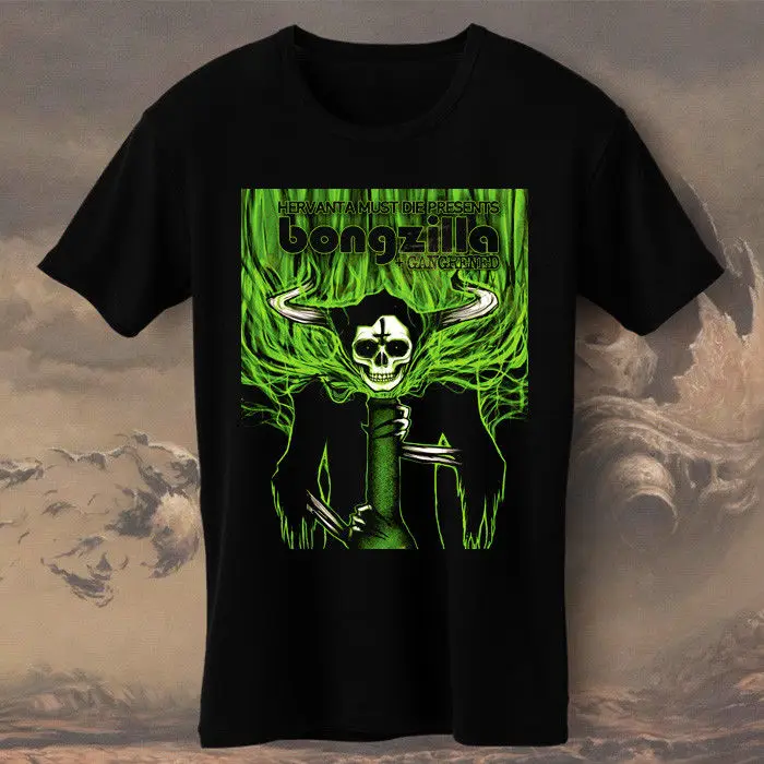 Bongzilla Стоунер метал группы Gangrened Дэйв Коллинз футболка Размеры s m l xl 2XL|Мужские