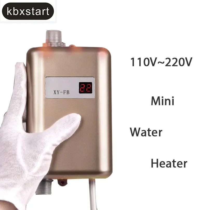 

Kbxstart 3000 Вт Электрический водонагреватель мгновенный безрезервуарный водонагреватель 110 В/220 В температурный дисплей нагревательный душ дл...