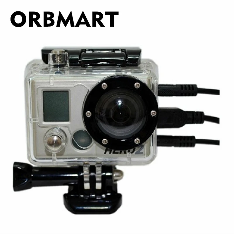 

ORBMART Transparent Open Side Skeleton Protective Housing Case Cover without Lens for Gopro Hero 2 HD Sports Action Camera