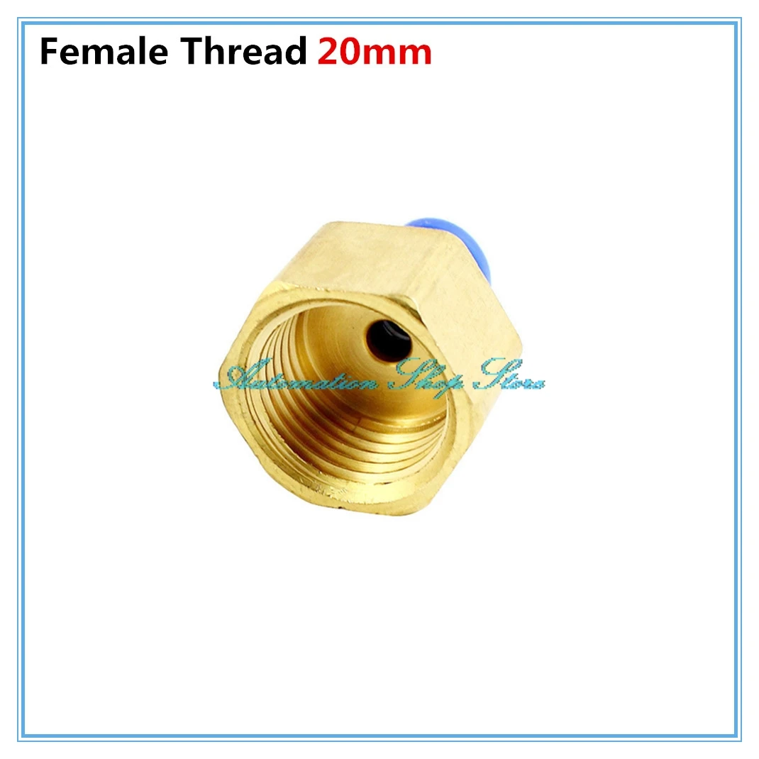 

5 Pcs 1/2PT Female Thread to 6mm Pipe Push in Pneumatic Quick Fitting PCF6-04
