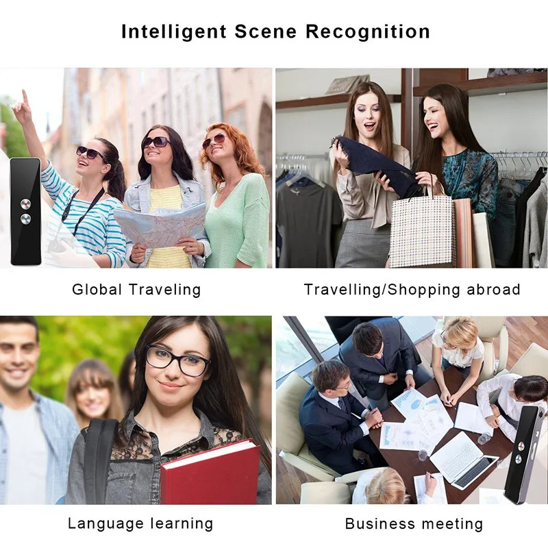 HBUDS портативный умный голосовой переводчик двусторонний перевод в режиме