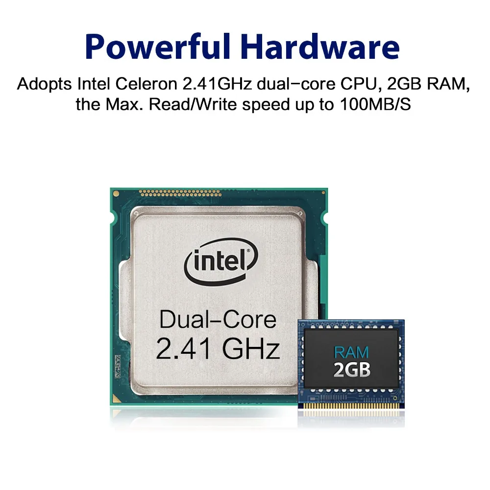 Terramaster NAS сетевое хранилище 4 отсека сервер Nas Intel Dual Core 2 41 ГГц серуэр Поддержка RAID 0