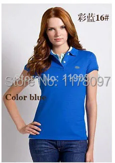 The fashion women T shirt casual short-sleeved t-shirt lapel Pique short sleeve more colors 5pcs | Женская одежда