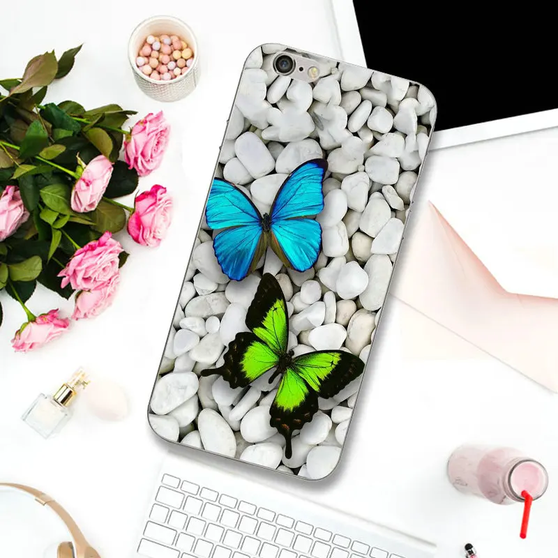 Мягкие силиконовые чехлы из ТПУ для телефона чехол iPhone 4 4S 5 SE 5C 5S 6S 7 8 Plus X XR XS Max с