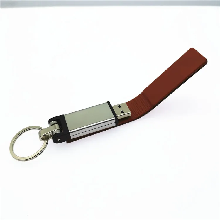 Логотип клиента Кожаный Модный Железный корпус USB флэш накопитель 4 ГБ 8 16 32 64 Гб +