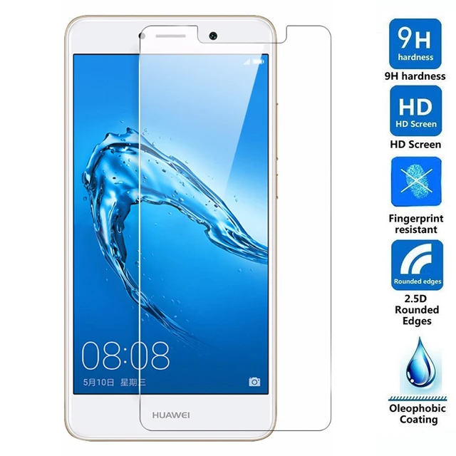 2.5D Закаленное стекло для Huawei Y7 2017 Высококачественная защитная пленка