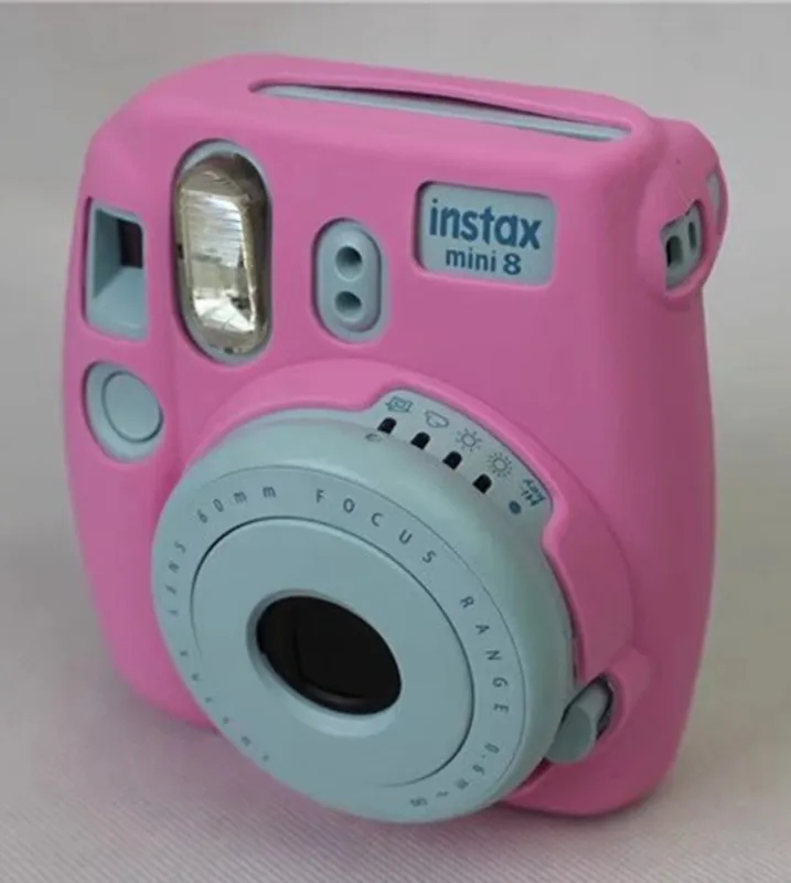 Камера видео сумка ПВХ силиконовый чехол для Fujifilm Instax Mini 8 Fuji защитный чехол|video