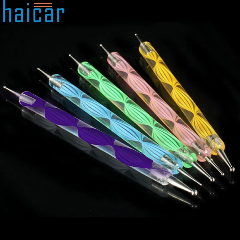 Haicar 5 шт. инструменты для точечного маникюра | Красота и здоровье