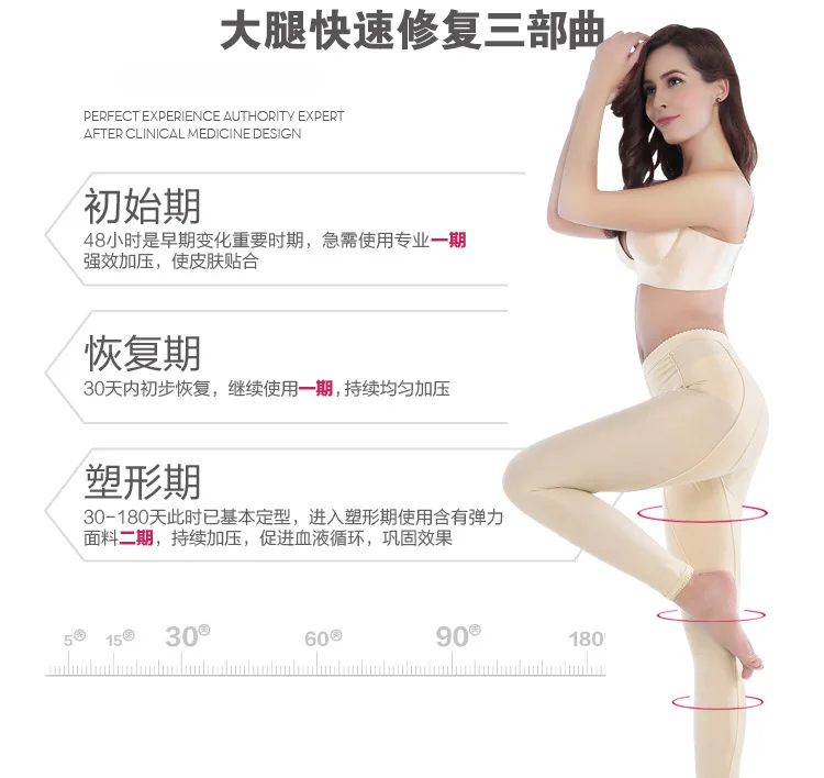 Восстановление полный шейпер для ног PRAYGER Body Shaper Женщины уменьшение обхвата бедер трусики после Surgey контроль Трусики