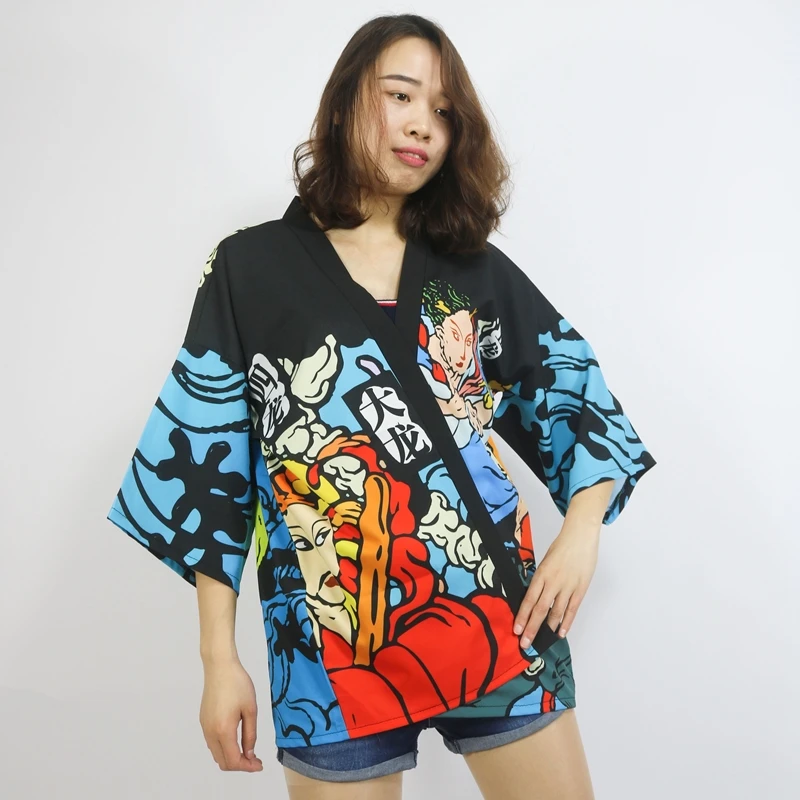 Женское кимоно yukata Длинная блузка в традиционном стиле модель FF001 2019|Одежда Азии