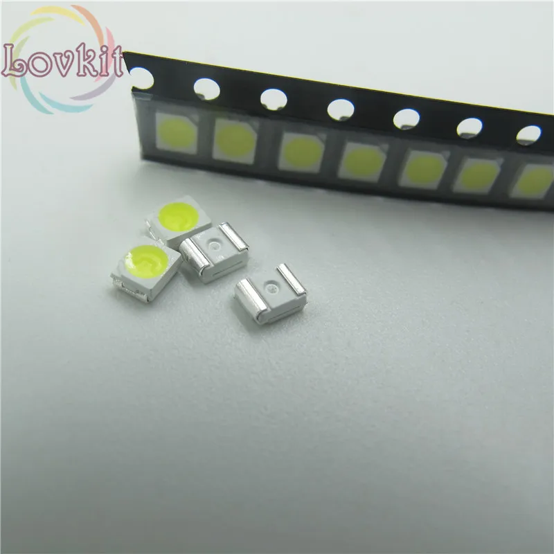 100 шт./пакет 1210 3528 белый светодиод 3 0 2 в SMD выделяет светодиоды высокого качества
