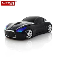 chyi wireless car shape mouse mini optical ergonomic computer mause 2 4ghz 3d led pc mice with usb receiver for laptop macbook