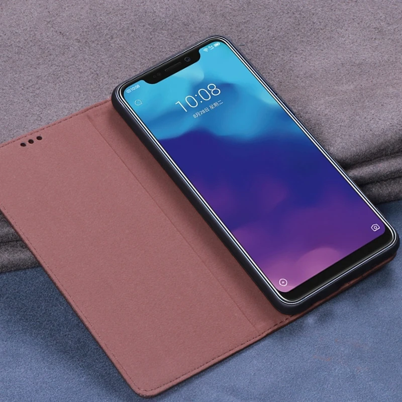 Роскошный кожаный чехол-книжка RYKKZ для zte AXON 9 Pro, чехол-подставка для мобильного телефона zte AXON 9 Pro Max, кожаный чехол для телефона