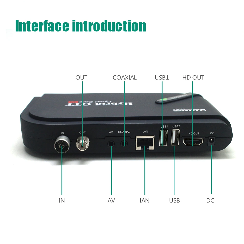 Vmde оригинальная ТВ приставка Android 7 1 DVB T2 C 1G/8G Smart Media Player Amlogic S905D Восьмиядерный KII Wifi