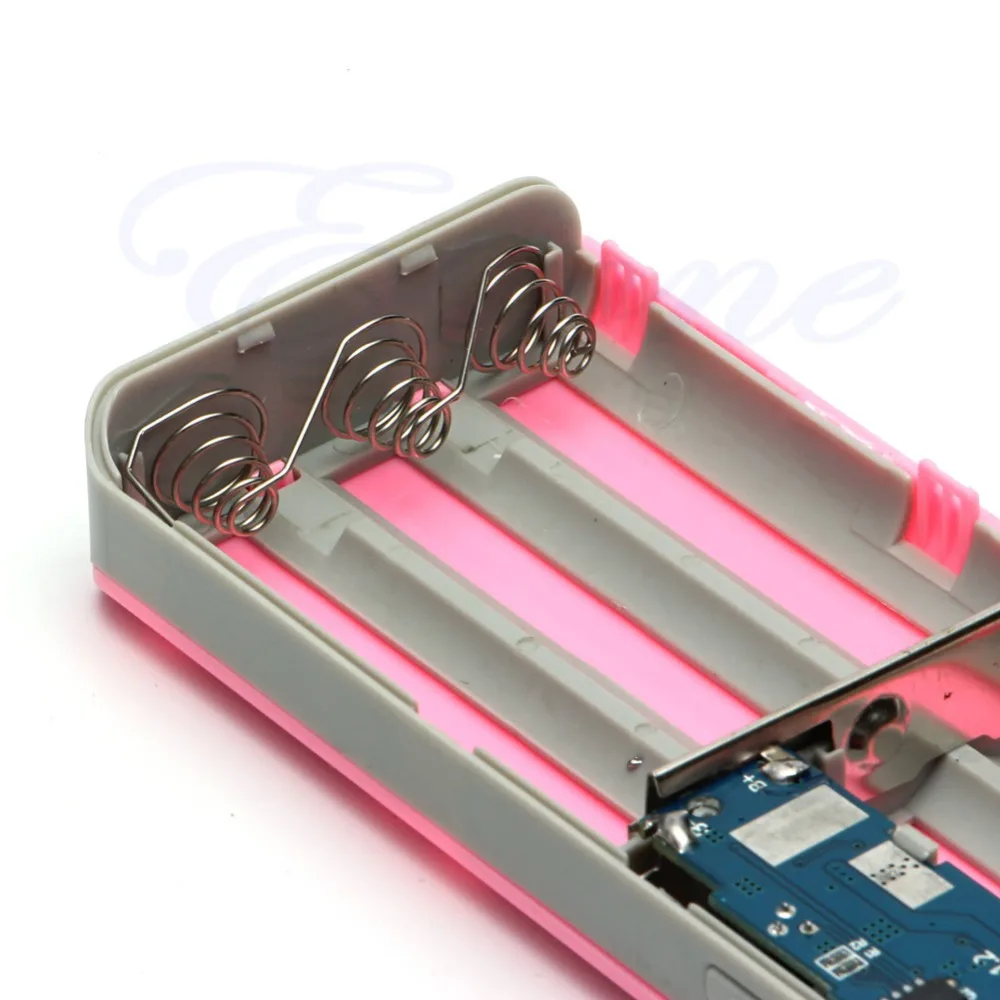 13000mAh USB двойной портативный внешний аккумулятор 5x18650 зарядное устройство для