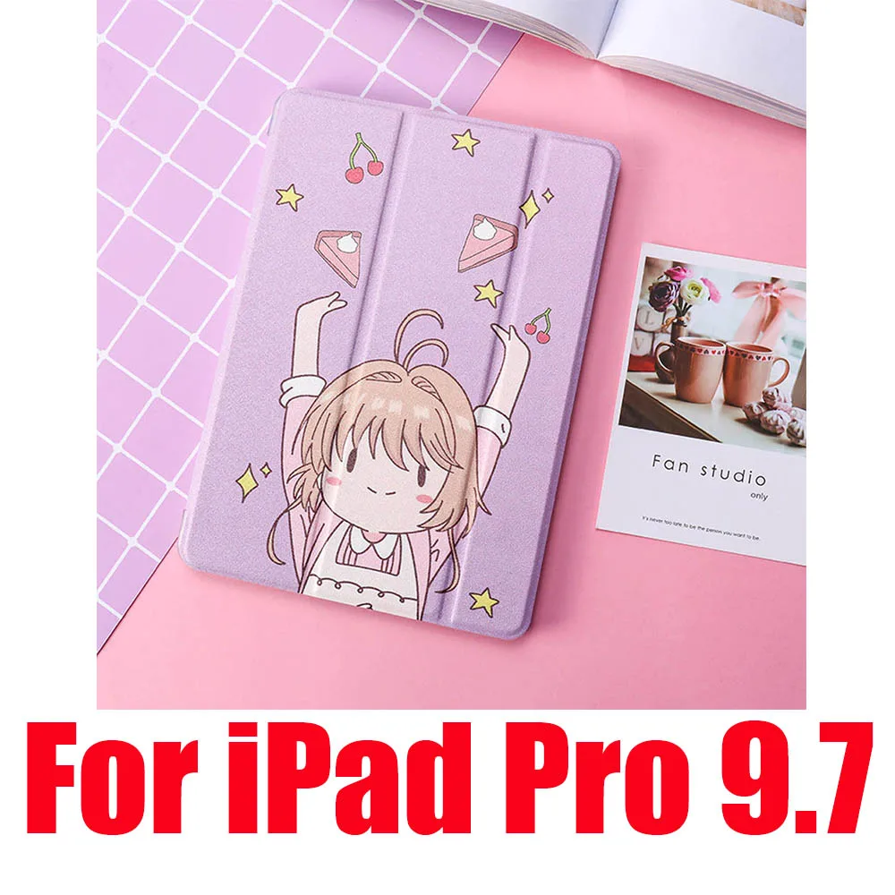 Purple Pro 9.7 Чехол для iPad 2/3/4 Mini 1 iPad 5 Air iPad iPad 10,5 Pro 9,7 Мягкий противоударный пылезащищенные силиконовые милый пленка с полным покрытием - Цвет: Purple Pro 9.7