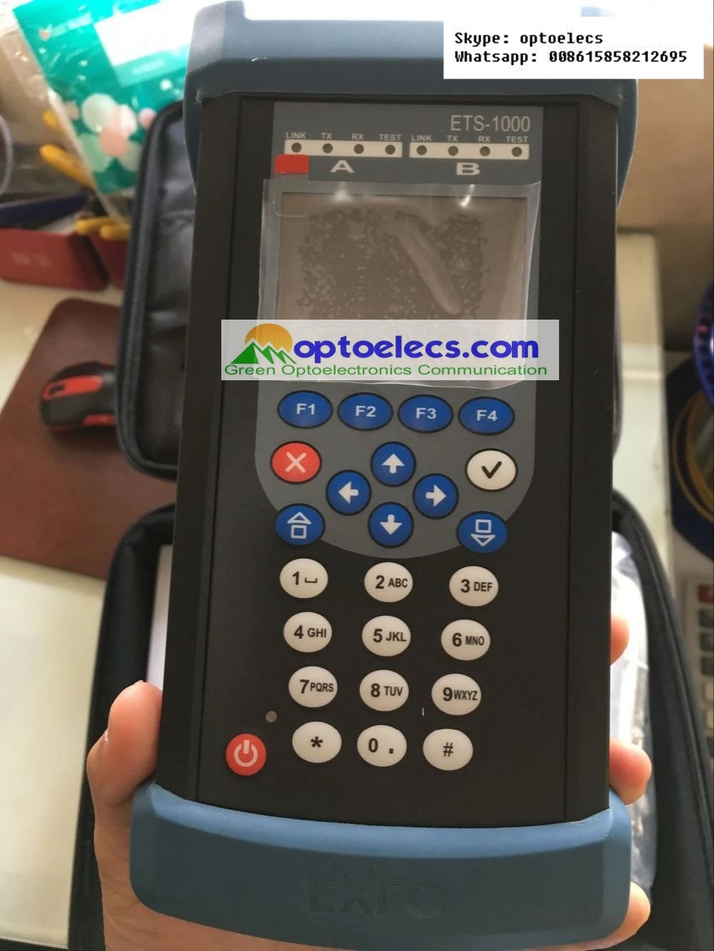 Бесплатная доставка EXFO ETS-1000 ETHERNET анализатор тестирования сети-транспорт и DATACOM |