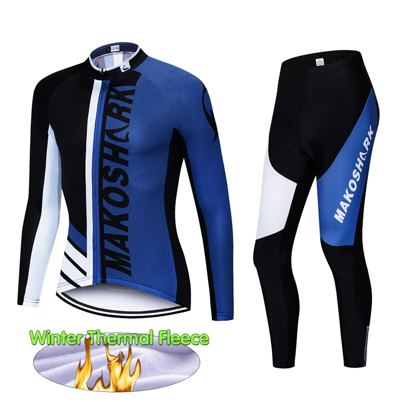 

2020 New Cycling Jersey Set Long Sleeve Thermal Fleece Pro Team 9D GEL Pad Cycling Clothes Ciclismo Ropa Ciclista Cycling Kit