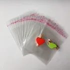 2000 шт. прозрачная подарочная сумка, самоклеящаяся упаковка, OPP пластиковая конфетная сумка, прозрачные Подарочные Упаковочные пакеты для ювелирных изделий, свадебные упаковочные пакеты